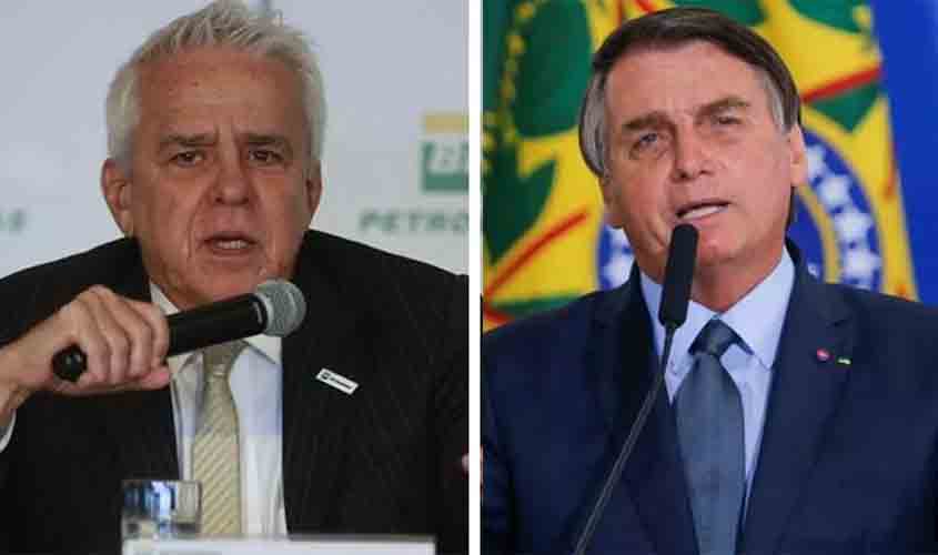 Presidente da Petrobrás desafia Bolsonaro e diz que não se demite