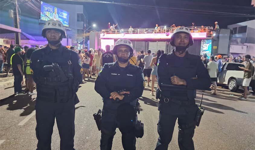 PM divulga balanço do policiamento de Carnaval em Porto Velho