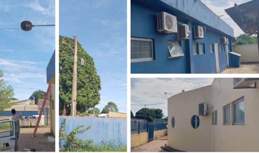 Unidades de saúde de Porto Velho recebem reparos e manutenção da rede elétrica