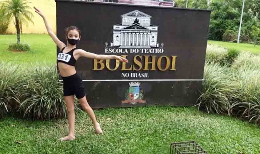Estudante de Porto Velho avança de fase na seletiva da Escola de Ballet Bolshoi