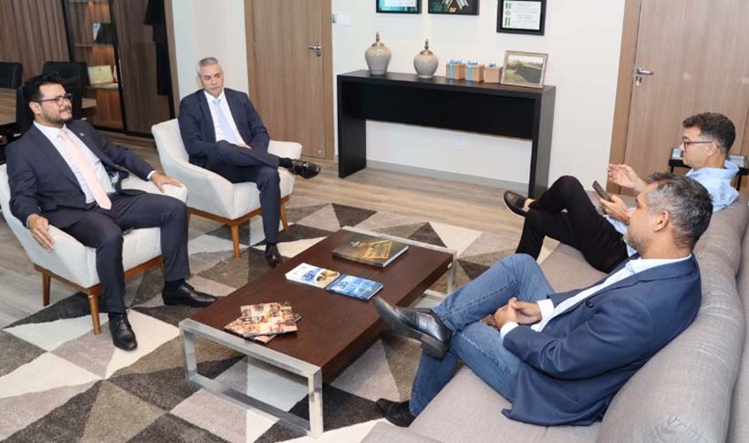 Procurador-Geral de Justiça recebe visita institucional do Presidente da ALERO