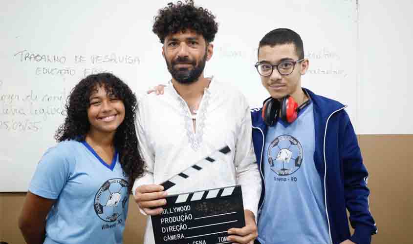 Alunos participam de oficina gratuita de produção audiovisual