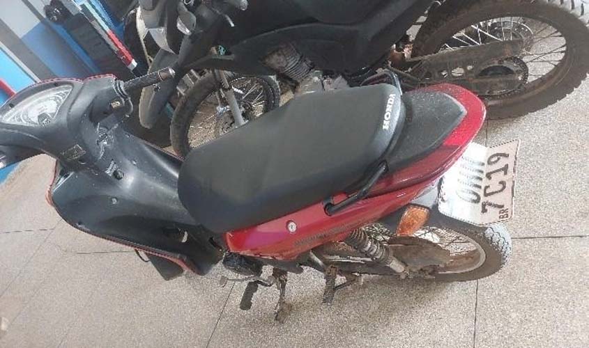 PM de RO recupera motoneta roubada