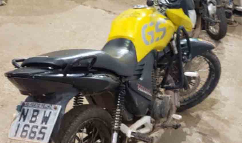 Polícia Militar de Rondônia recupera motocicleta e recaptura foragidos