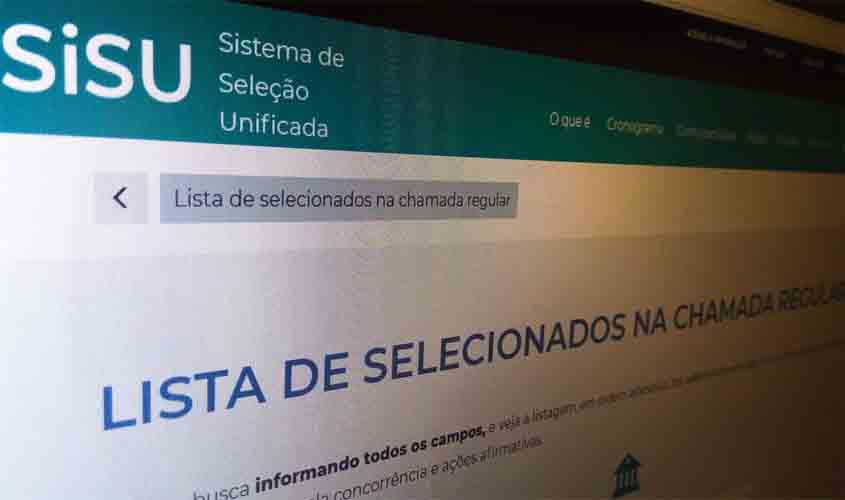 Começa hoje o prazo para matrículas em chamada única do Sisu