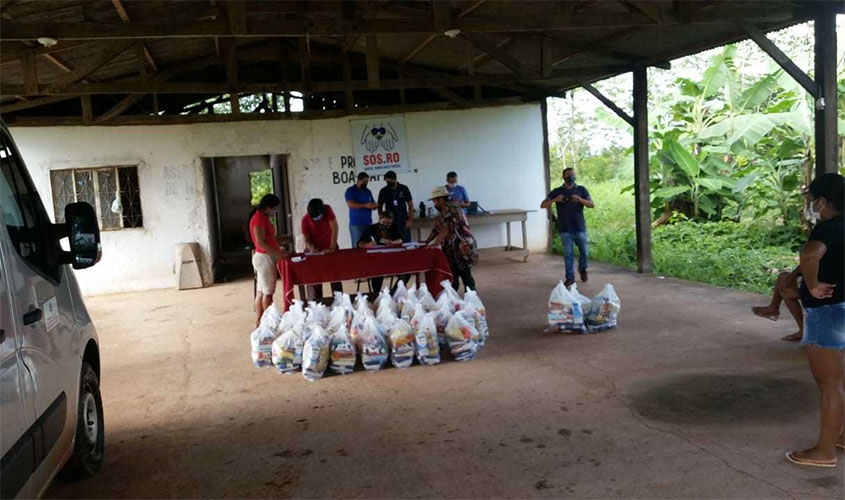 Donativos da Campanha SOS.RO socorrem comunidade rural em Porto Velho