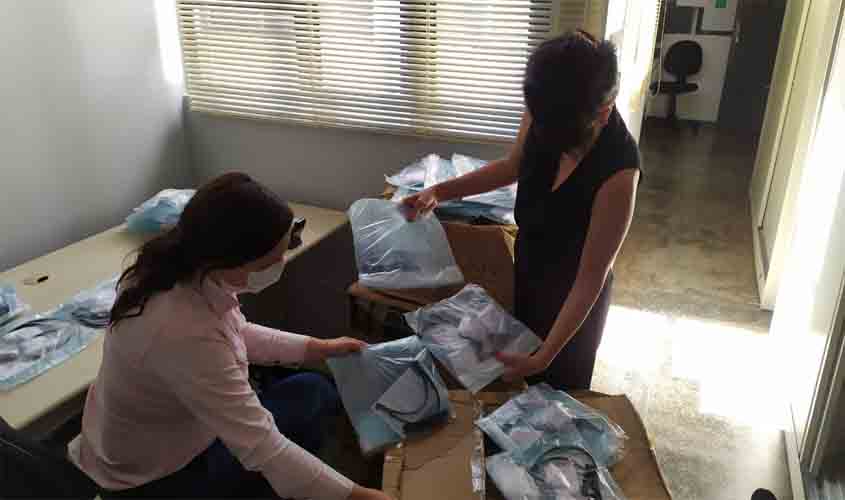 Mais de 60 mil máscaras são entregues às escolas estaduais de Cacoal e Ministro Andreazza