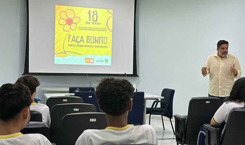 MPRO realiza palestra sobre violência sexual na internet para estudantes