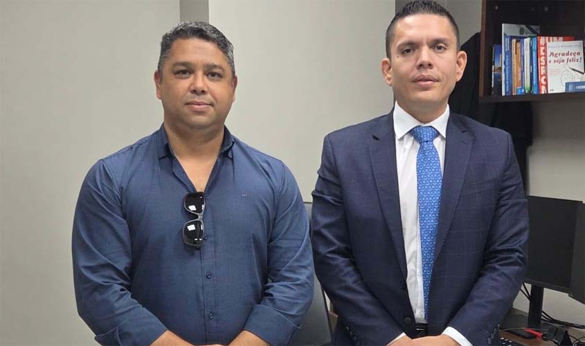 Presidente do Sinjur visita procurador no TJRO