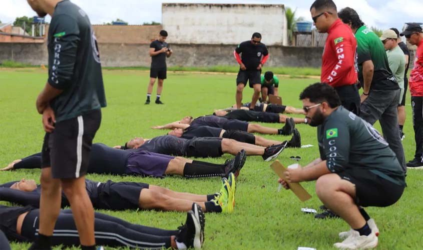 Policiais penais passam por Teste de Aptidão Física