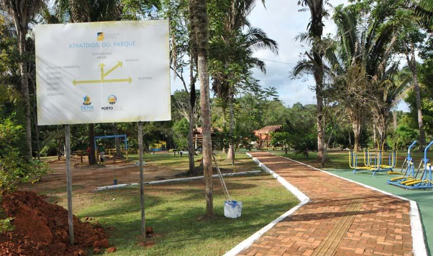 Parque Natural de Porto Velho estará aberto para visitação nesse feriado