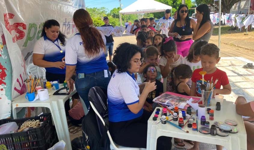 Moradores do bairro Areal recebem Projeto Rua de Lazer