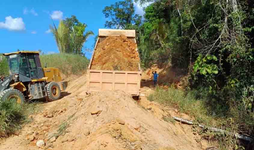 Prefeitura realiza recuperação de ponte em União Bandeirantes, área rural de Porto Velho
