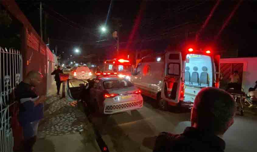 Casal fica gravemente ferido após furtar moto e ser atropelado durante fuga na Zona Sul de Porto Velho