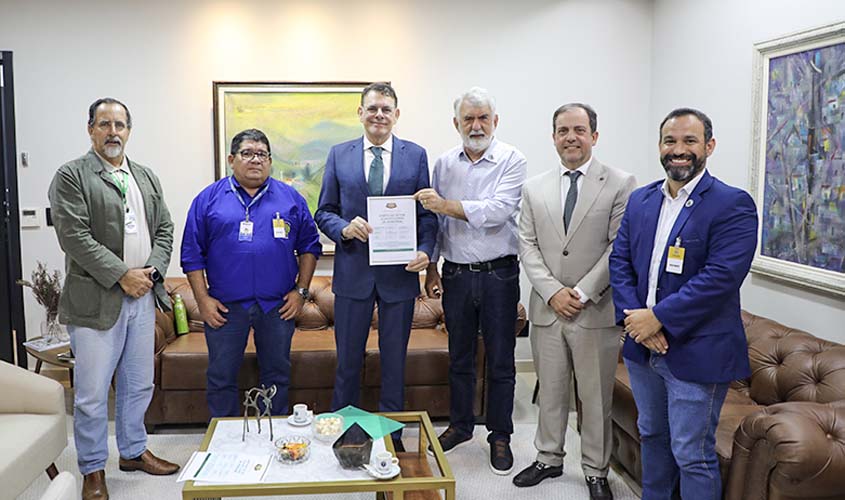 Presidente do TJRO recebe Caravana Agro Sustentável