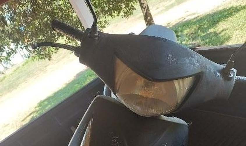 9º BPM recupera moto furtada em RO