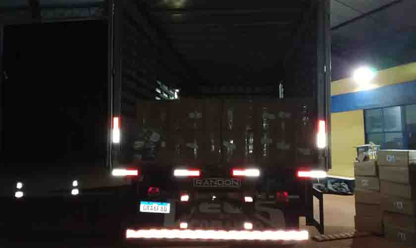 Ação conjunta policial apreende mais de meio milhão de reais em mercadoria contrabandeada