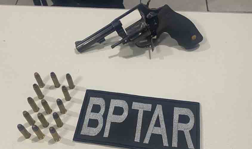 Polícia Militar prende homem por porte ilegal de arma de fogo na área leste de Porto Velho