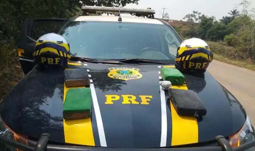 Em Porto Velho, PRF apreende 4 quilos de skank