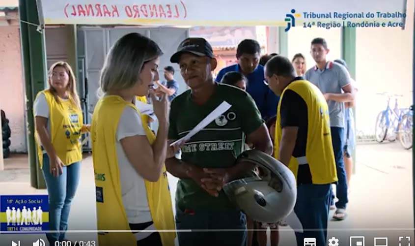 18ª Edição do TRT14 Comunidade