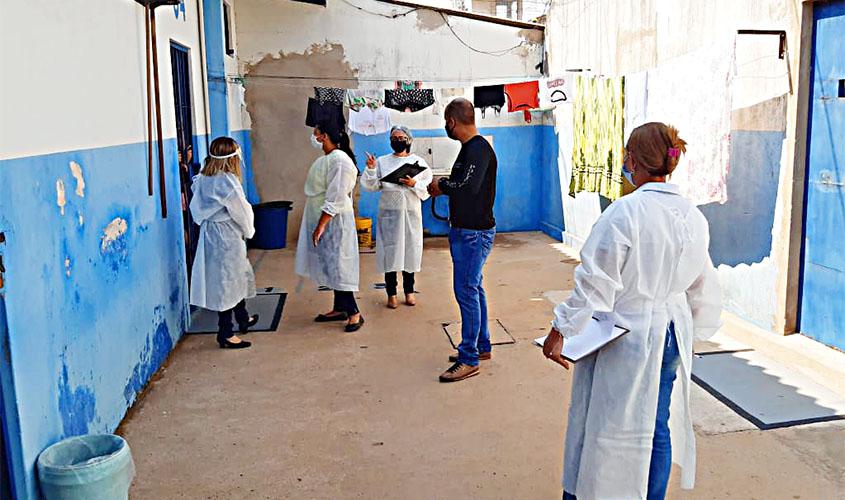 Força-tarefa registra denúncia que somente presos têm acesso aos testes rápidos