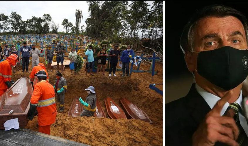 Com 111 mil mortos por Covid-19, Bolsonaro diz que nenhum país enfrentou pandemia melhor que o Brasil