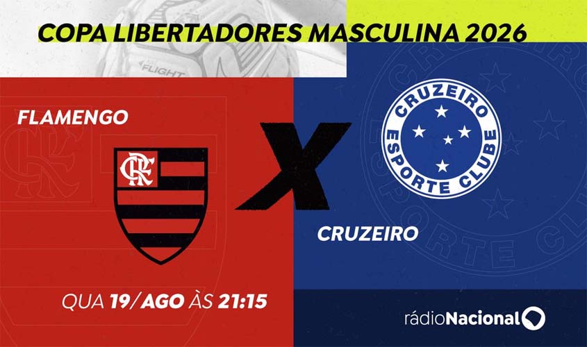 Rádio Nacional transmite Flamengo x Cruzeiro pela Libertadores
