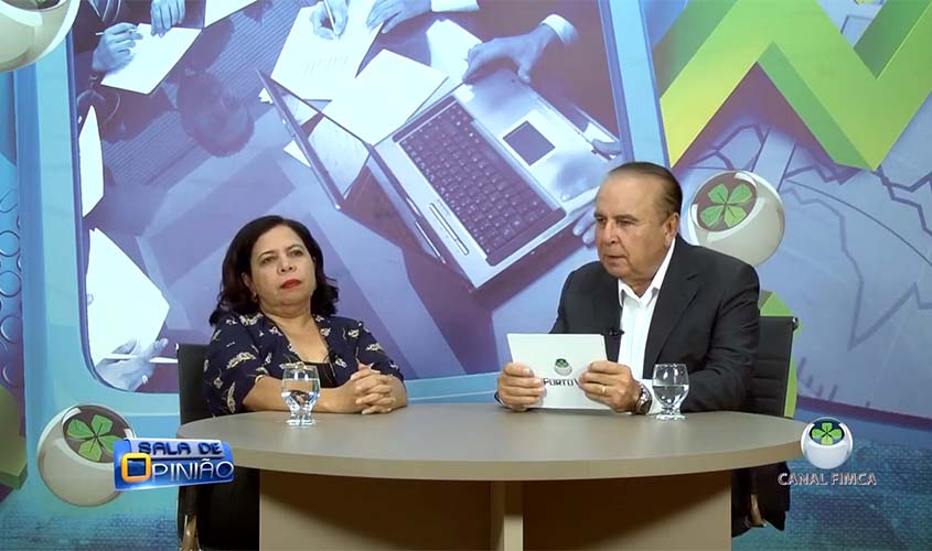 Programa Sala de Opinião, com o Dr. Aparício Carvalho