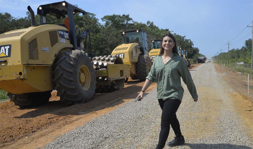 Emendas de Mariana Carvalho garantiram obras em todo estado de Rondônia