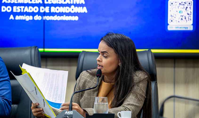 Deputada Dra. Taíssa solicita informações à Sedam sobre possibilidade de redução da reserva legal em Rondônia