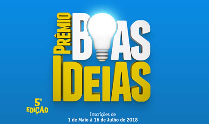 Prazo para interposição de recurso do Prêmio Boas Ideias encerra no domingo, 21