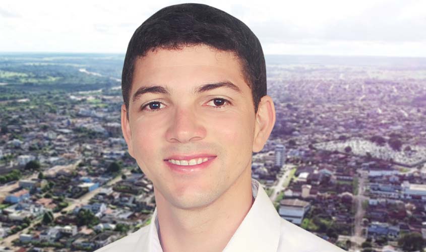Jovem André Guedes quer uma Cacoal melhor e faz campanha na internet