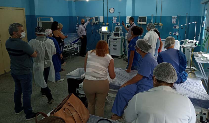 Semusa capacita profissionais para operar monitores multiparâmetro