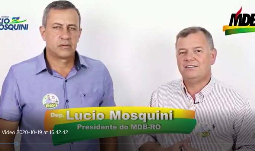 Deputado pede voto para o vereador 'cagado'
