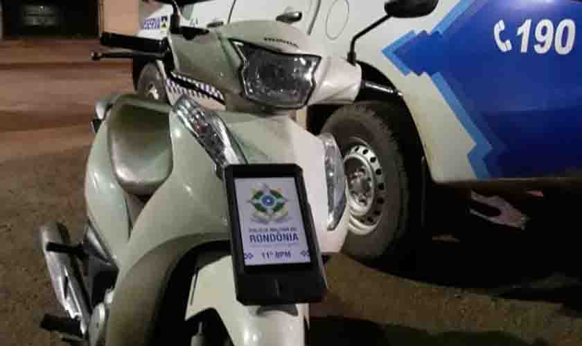Policia Militar age rápido e recupera motocicleta furtada