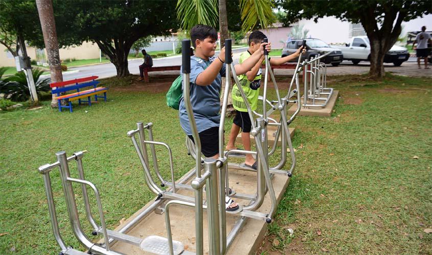 Prefeitura monta academias de ginástica ao ar Livre