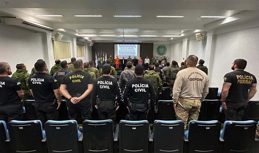 Servidores da Segurança Pública participam do Curso de Unidades Especializadas de Fronteiras
