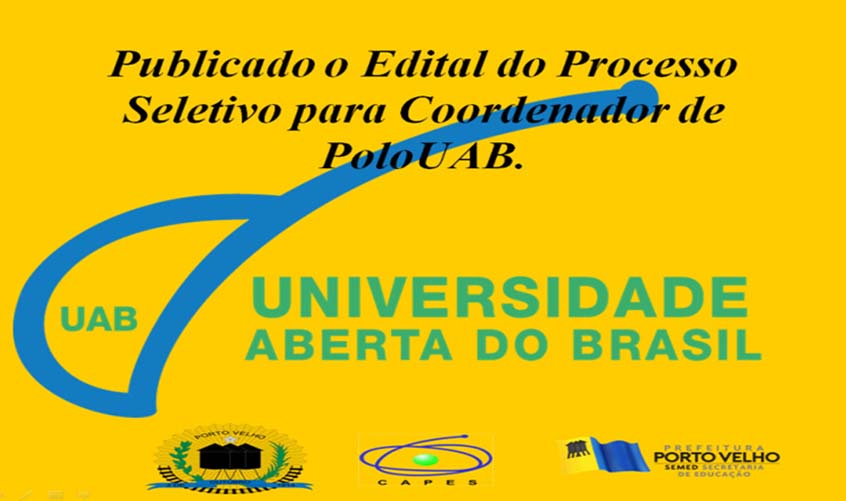 Prefeitura divulga edital para coordenador de polo da UAB