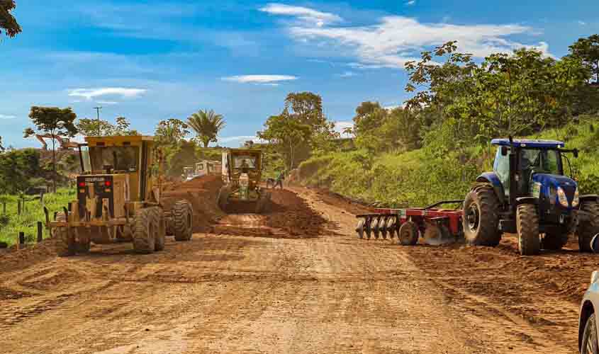 Garantindo melhor acesso ao Vale do Paraíso, obras do DER avançam na RO-470