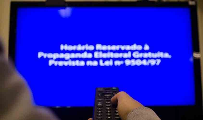 Propaganda eleitoral no rádio e na TV volta nesta sexta (20)
