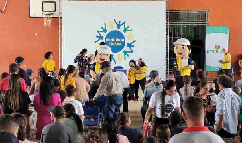 Distrito de Rondominas, recebe neste fim de semana serviços essenciais do Rondônia Cidadã