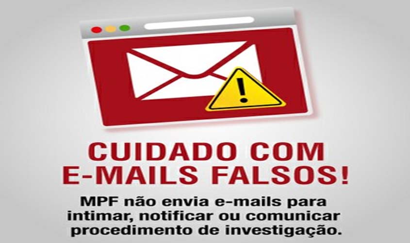 MPF alerta sobre e-mails falsos enviados em nome da instituição