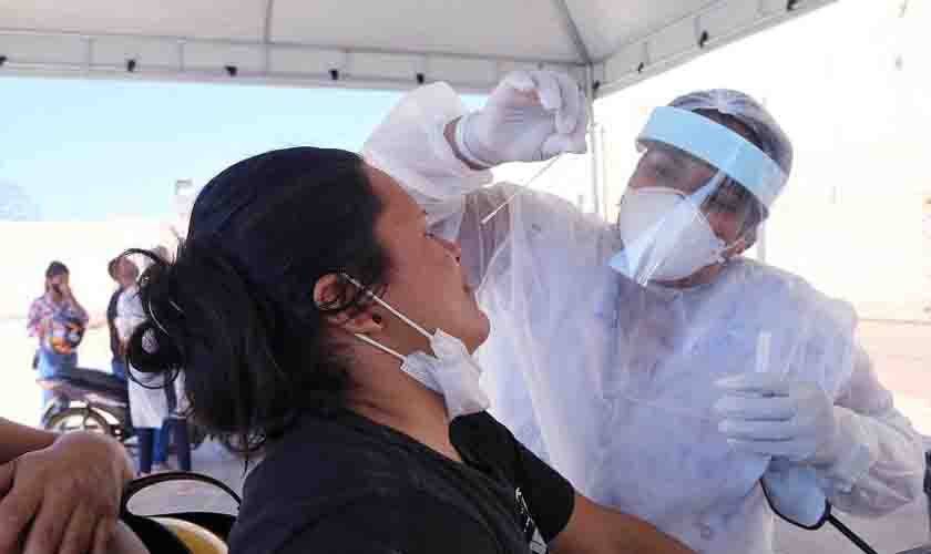 Drive-thru de testagem rápida para covid-19 acontece neste sábado (22), no Palácio Rio Madeira