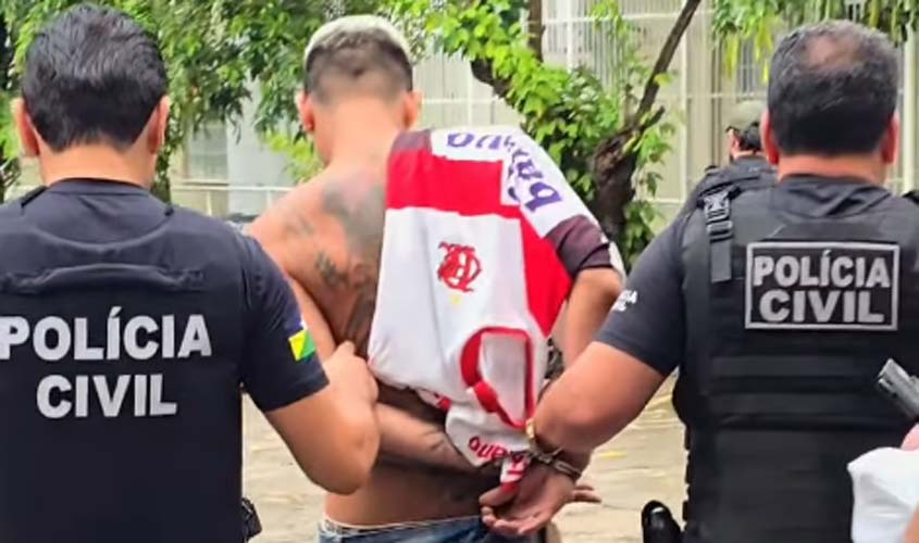 PCRO prende suspeito de homicídio e busca foragido