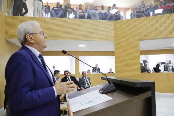 Vice-governador deixa mensagem do governo de diálogo e equilíbrio fiscal na abertura dos trabalhos legislativos