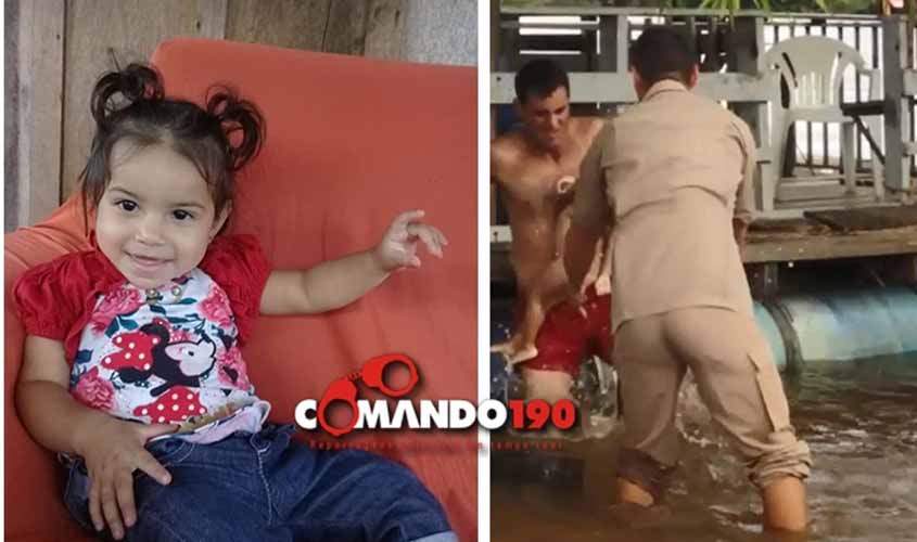 Criança de apenas 01 ano e 05 meses cai no Rio Machado e morre afogada 