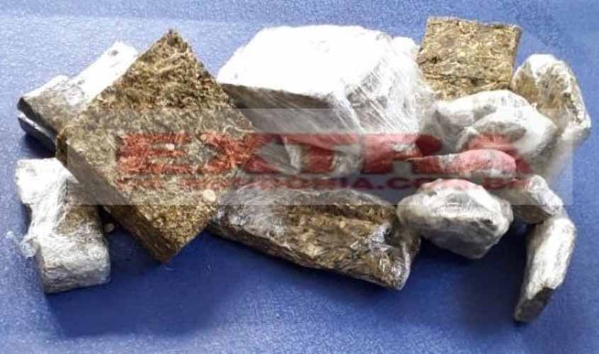 Patamo, NI e RP prendem casal por suspeita de comércio de drogas em Vilhena