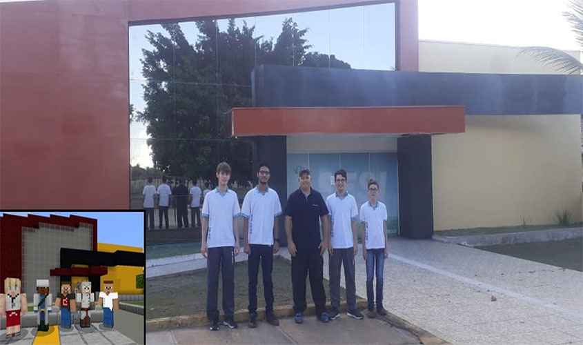 SESI cria escola virtual através do Minecraft