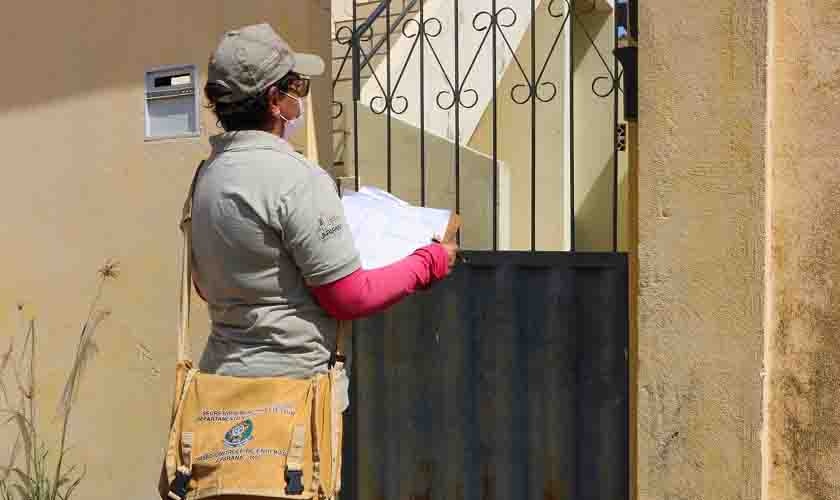 Agentes de endemias iniciam visitas do 2º LIRAa de 2022