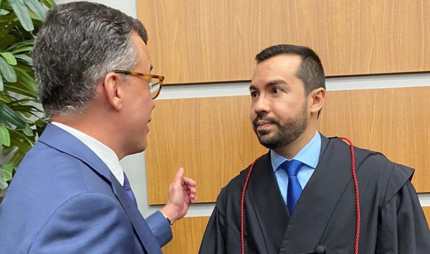 Secretário-geral de Governo prestigia solenidade de posse do procurador do Ministério Público de Contas